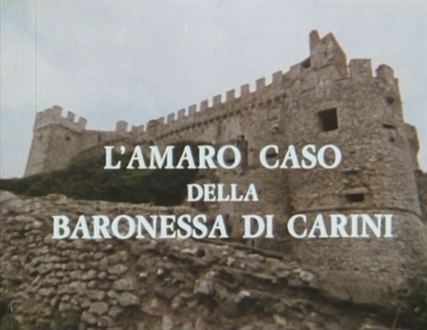 L'amaro caso delle Baronessa di Carini